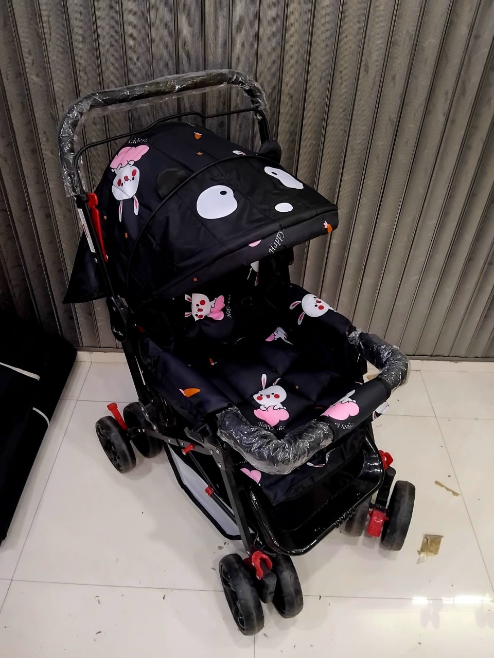 BLACK PANDA|786- WASHABLE SEAT-BIG SIZE-EVA FOAM TYRES