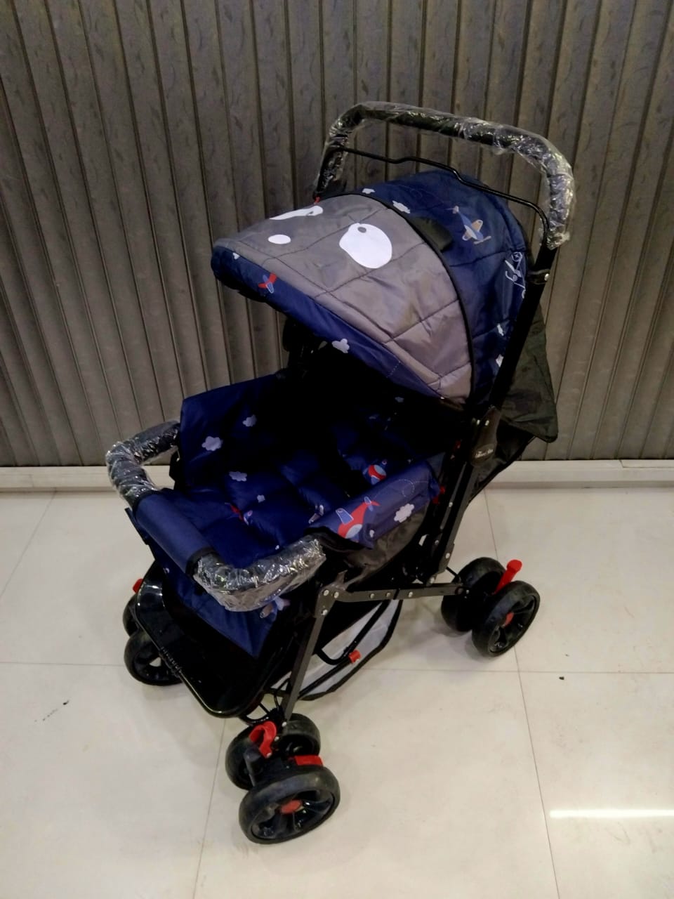 BLACK PANDA|786- WASHABLE SEAT-BIG SIZE-EVA FOAM TYRES