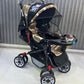 BIG SIZE BABY PRAM/WASHABLE SEAT/EVA FOAM TYRES/FOOD TREY: