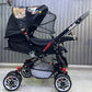 BIG SIZE BABY PRAM/FOOD TREY/WASHABLE SEAT/EVA FOAM TYRES/