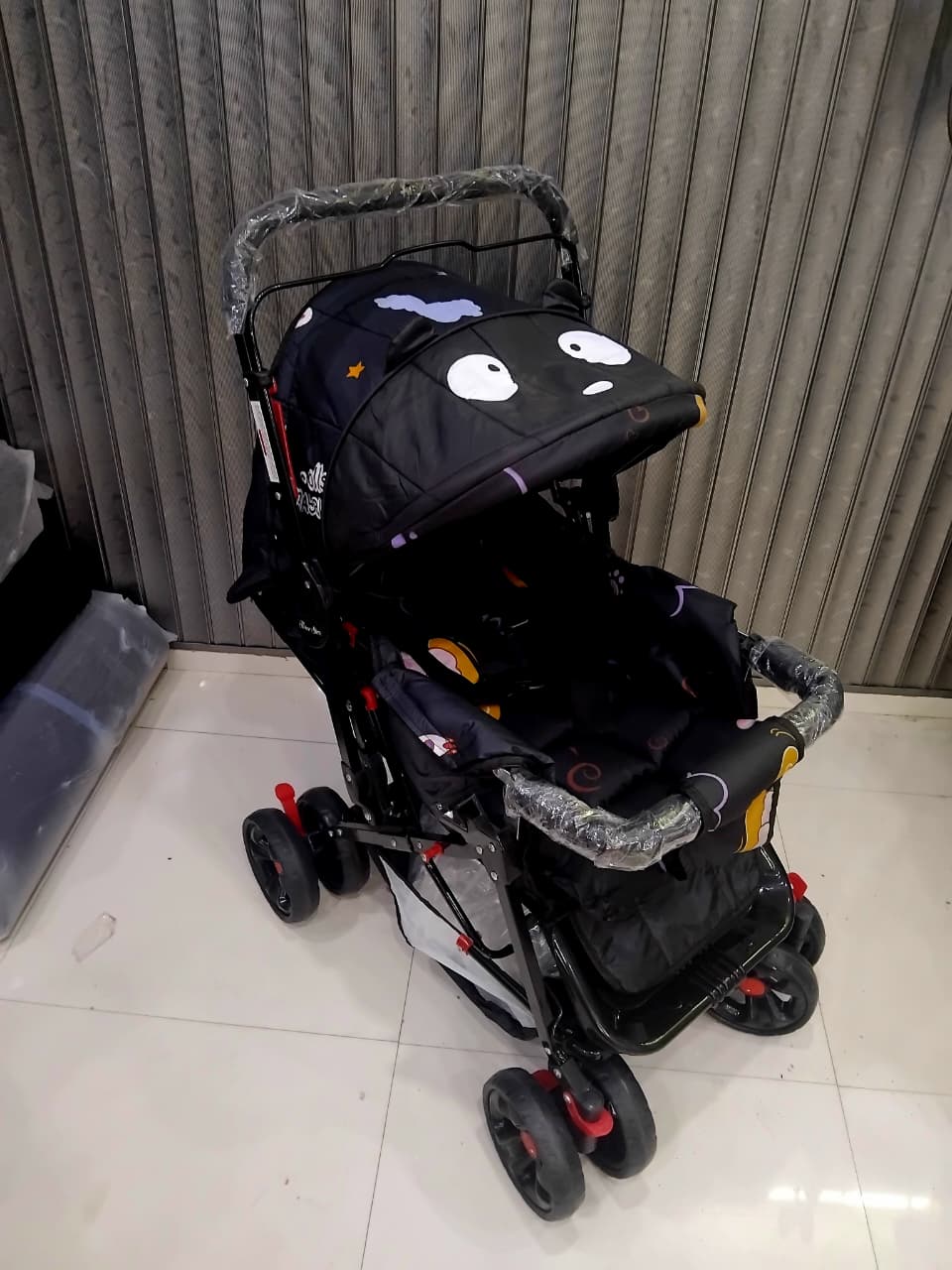 BLACK PANDA|786- WASHABLE SEAT-BIG SIZE-EVA FOAM TYRES